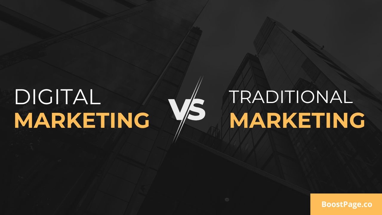 Digital Marketing vs. Traditional Marketing